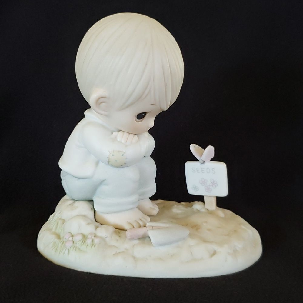 Vintage 1987 Precious Moments “In His Time” Porcelain Figurine PM-872